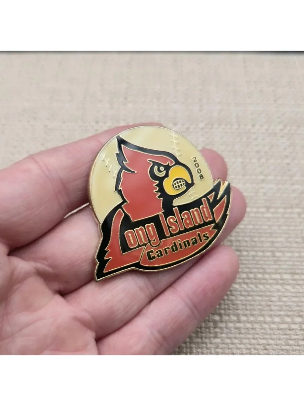 2008 Long Island Cardinals Youth Baseball Pin B1455